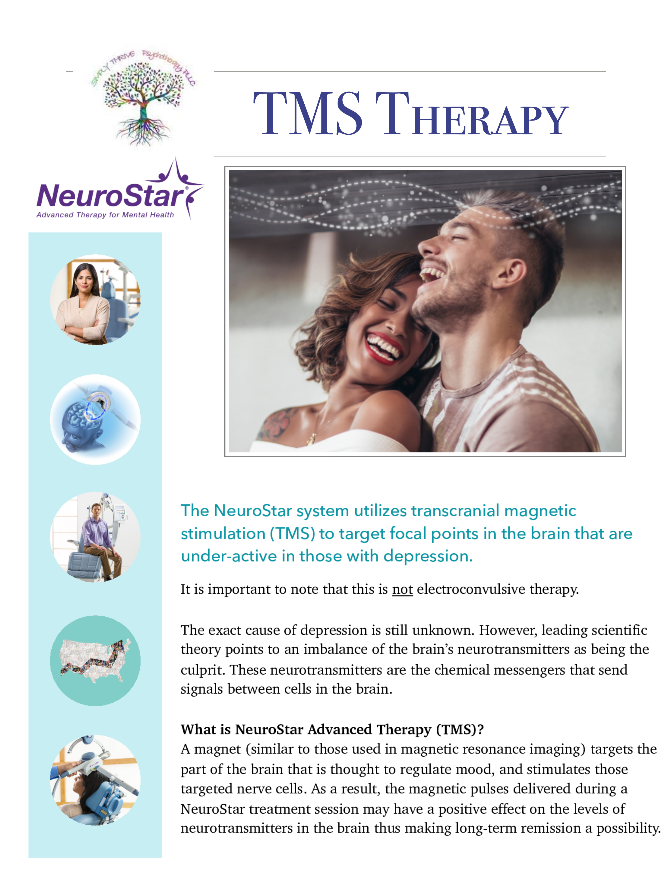 TMS Therapy from Simlpy Thrive and Neurostar